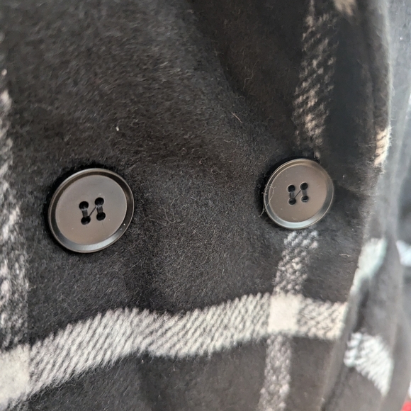 Plaid fall winter dress coat - Picture 9 of 14